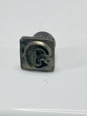 Leather Stamp C Tandy Craftool Alphabet Single Replacement Letter Size 1/2 Inch